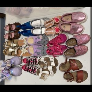 Size 6 toddler girl shoe lot
